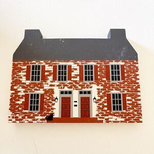 The Cat's Meow Village House John Belville House 1986 Signed Cottage Country